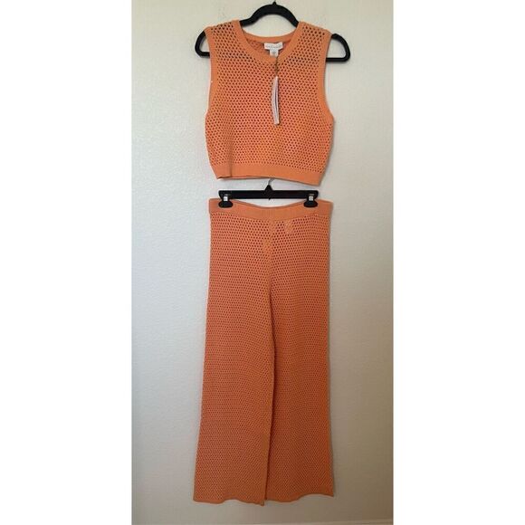 House of Harlow 1960 Tops - House of Harlow Crochet Pants and Cropped Tank Set NEW
